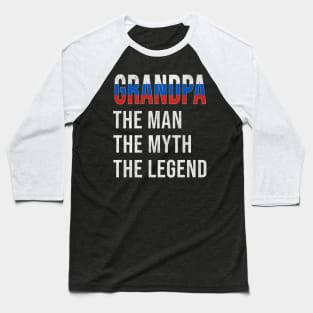 Grand Father Russian Grandpa The Man The Myth The Legend - Gift for Russian Dad With Roots From  Russia Baseball T-Shirt